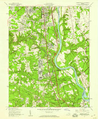 Drewrys Bluff 1952 topographic map thumbnail