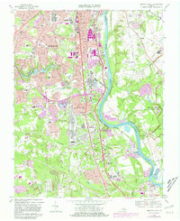Drewrys Bluff 1969 topographic map thumbnail