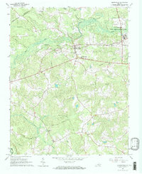 Drewryville 1966 topographic map thumbnail