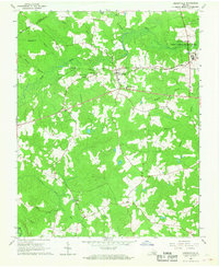 Drewryville 1966 topographic map thumbnail