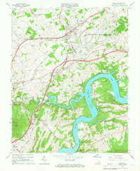 Dublin 1965 topographic map thumbnail