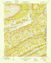 Duffield 1950 topographic map thumbnail