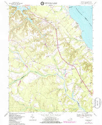 Dunnsville 1968 topographic map thumbnail