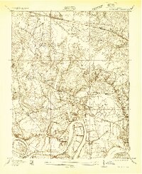 Dutch Gap 1938 topographic map thumbnail
