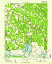 Dutch Gap 1952 topographic map preview