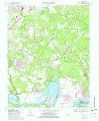 Dutch Gap 1969 topographic map preview