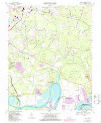 Dutch Gap 1969 topographic map thumbnail