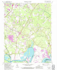 Dutch Gap 1969 topographic map preview