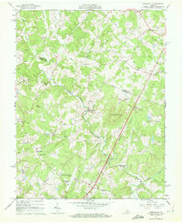 Earlysville 1965 topographic map thumbnail