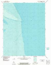 East of Deltaville 1986 topographic map thumbnail