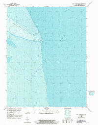 East of Deltaville 1986 topographic map thumbnail