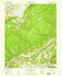 East Stone Gap 1957 topographic map thumbnail