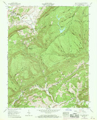 East Stone Gap 1957 topographic map thumbnail