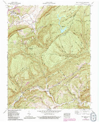East Stone Gap 1957 topographic map thumbnail
