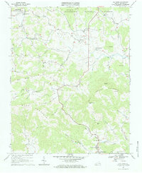 Elk Creek 1967 topographic map thumbnail