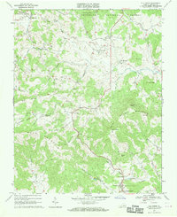 Elk Creek 1967 topographic map thumbnail