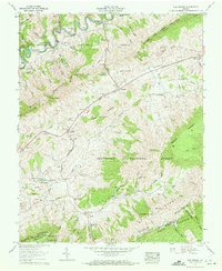 Elk Garden 1958 topographic map thumbnail