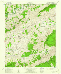 Elk Garden 1958 topographic map thumbnail