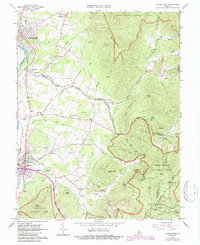 Elkton East 1965 topographic map preview