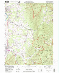 Elkton East 1997 topographic map thumbnail