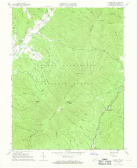 Elliott Knob 1967 topographic map thumbnail