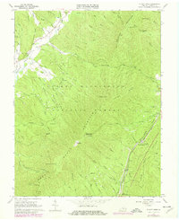 Elliott Knob 1967 topographic map thumbnail