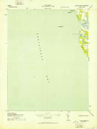 Elliotts Creek 1943 topographic map thumbnail
