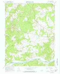 Esmont 1967 topographic map thumbnail