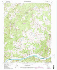 Esmont 1967 topographic map thumbnail