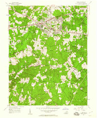 Fairfax 1955 topographic map thumbnail