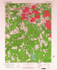 Fairfax 1966 topographic map thumbnail