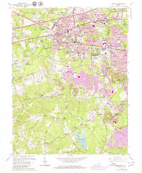 Fairfax 1966 topographic map thumbnail