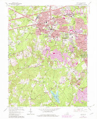 Fairfax 1966 topographic map thumbnail
