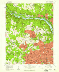 Falls Church 1956 topographic map thumbnail