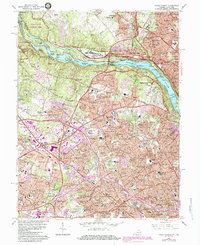 Falls Church 1965 topographic map thumbnail