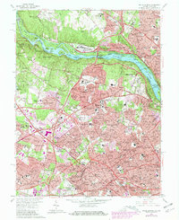Falls Church 1965 topographic map thumbnail