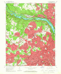 Falls Church 1965 topographic map thumbnail