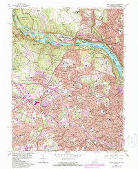 Falls Church 1965 topographic map thumbnail