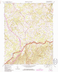 Fancy Gap 1968 topographic map thumbnail