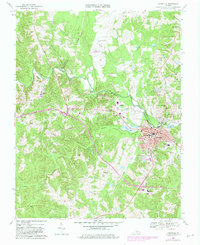 Farmville 1968 topographic map thumbnail
