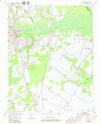 Fentress 1954 topographic map thumbnail