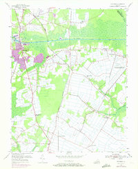Fentress 1954 topographic map thumbnail