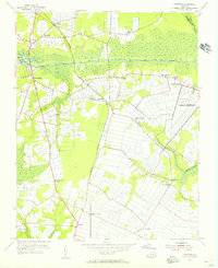Fentress 1954 topographic map thumbnail