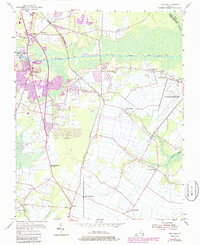 Fentress 1954 topographic map thumbnail