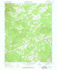 Ferrum 1967 topographic map thumbnail