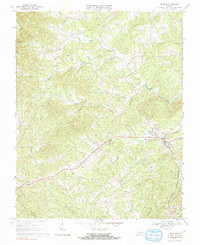 Ferrum 1967 topographic map thumbnail
