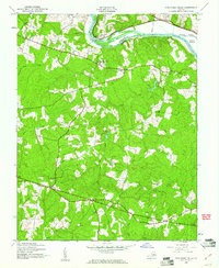 Fine Creek Mills 1943 topographic map thumbnail