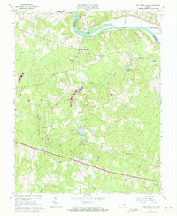 Fine Creek Mills 1964 topographic map thumbnail