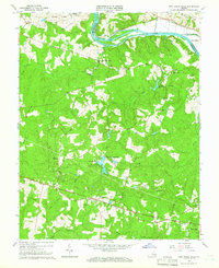 Fine Creek Mills 1964 topographic map thumbnail