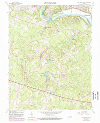 Fine Creek Mills 1964 topographic map thumbnail
